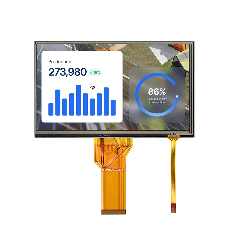 DS-T070QWHW-02P - 7.0" 800x480 TN RTP TFT LCD module